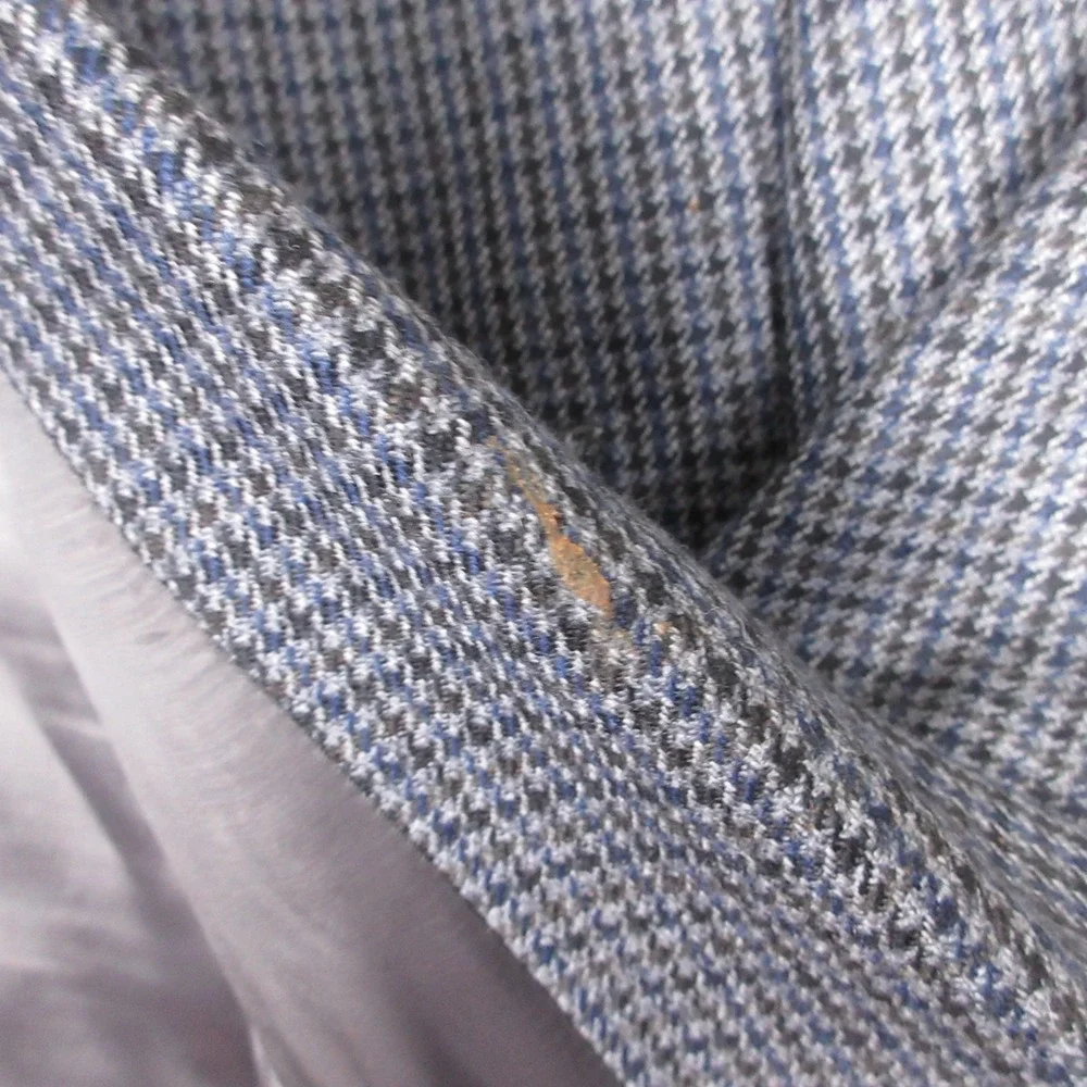 Lauren Ralph Lauren Jacket Mens 54 R Blue‎ Plaid Wool Blazer Business Office